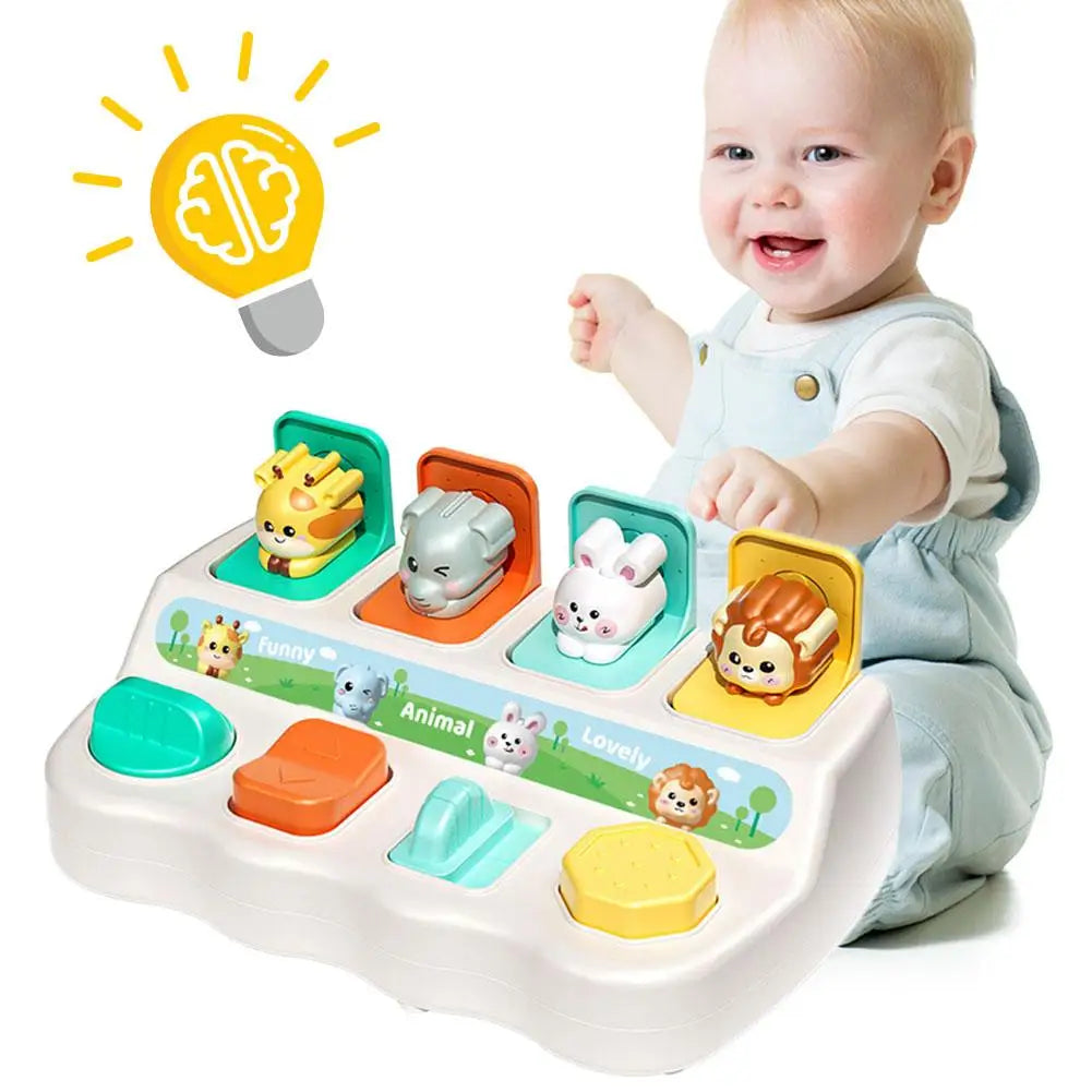 Montessori Pop Up Animal Learning Box