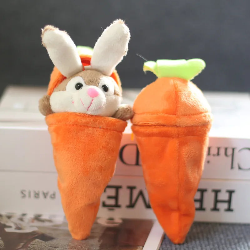 Rabbit Carrot Plush Pendant Detachable Rabbit Carrot Pendant