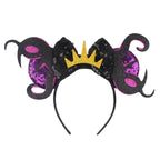 Sequin Mouse Ears Bow Headband for Women & Girls