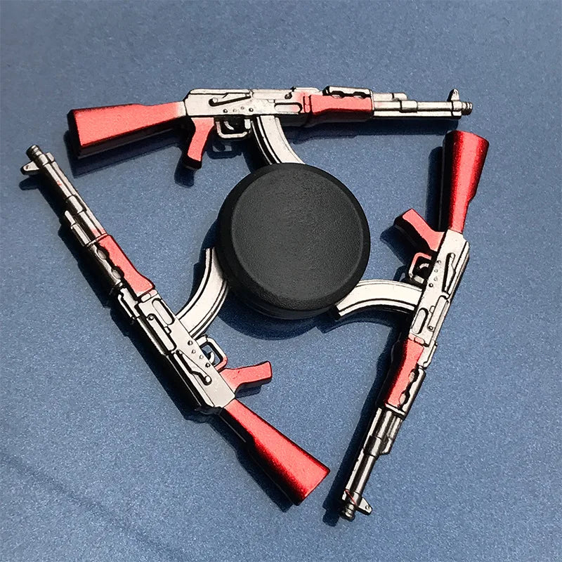Colorful Zinc Alloy Fidget Spinner Smooth Bearing Hand Gyro Toy