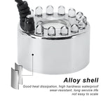 Party Mist Maker Water Pond Fountain Fogger 12 LED Color Aquarium Fog Maker Halloween Easter Party Festival Decoration