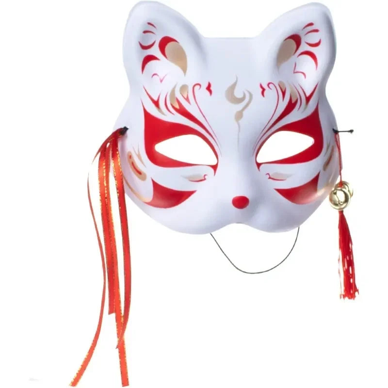 2025 Halloween Costume de Cosplay en forme de renard, Kimono rouge et blanc, vêtements de Style japonais, tenue pour filles,