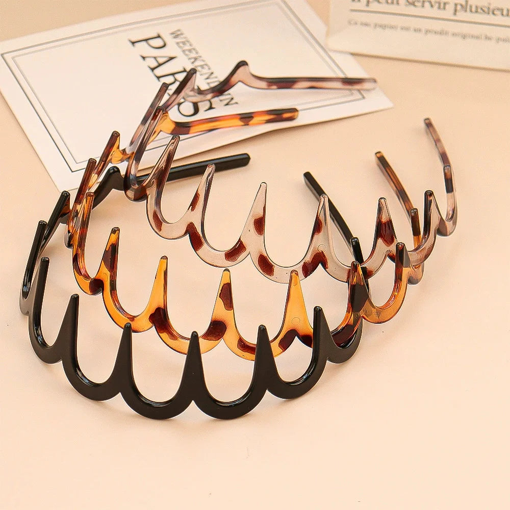 Korean U Shape Non-Slip Hair Comb Headband for Women