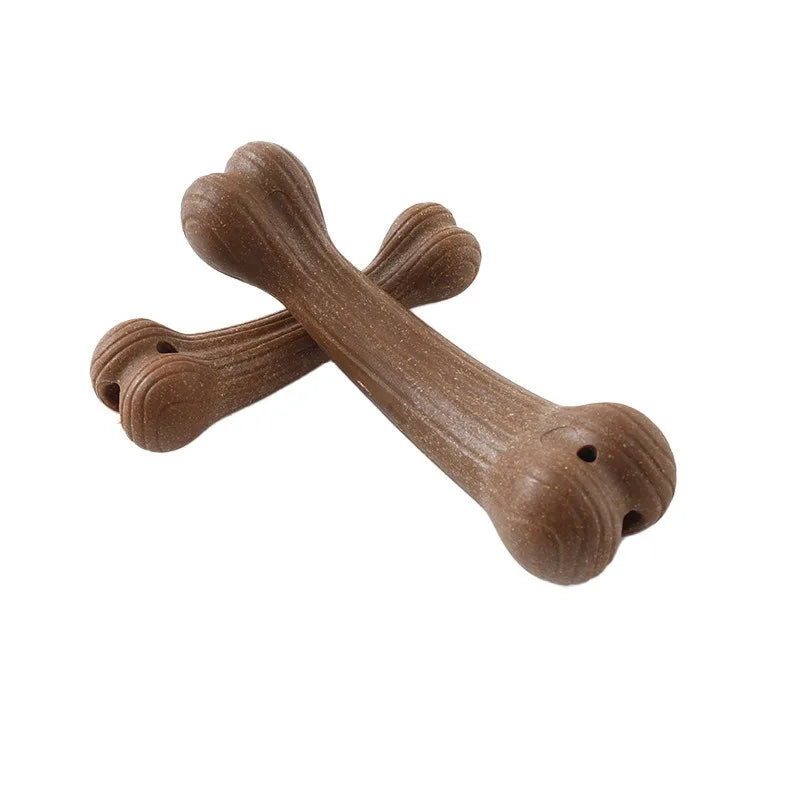 Bamboo Dog Chew Toy Dental Bone Bite Resistant Training Toy