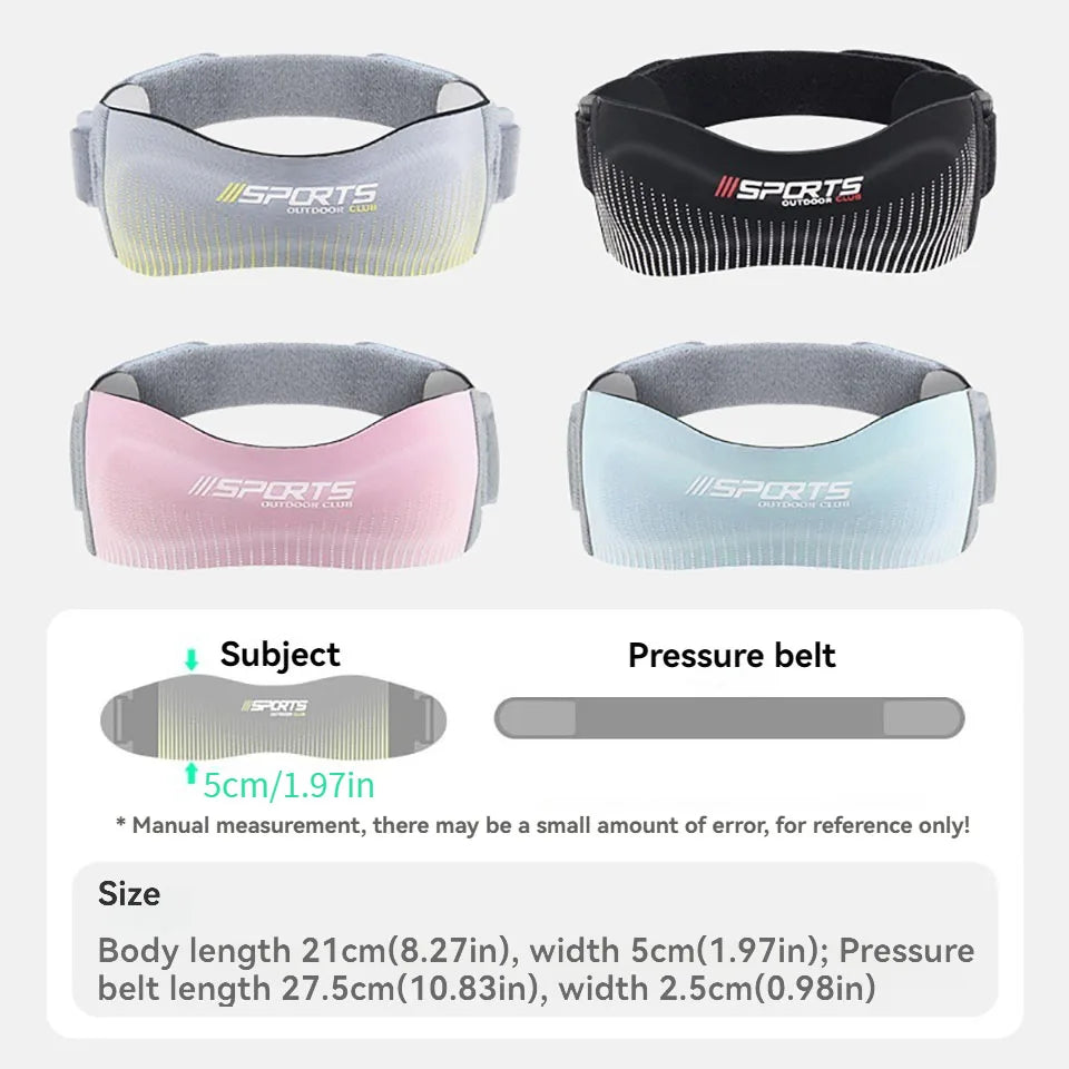 GOBYGO 1Pcs Sports Patella Strap Compression Knee Pads Adjustable Knee Sleeve  Outdoor Running Shock Absorption Jump Rope Unisex