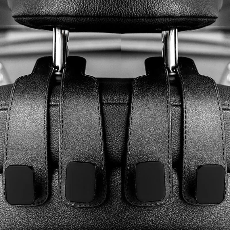 Car Headrest Hooks Hanger for Bags Seat Back Organizer Holder Clips Auto Fastener Hooks Car St