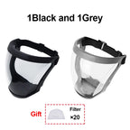 Transparent Kitchen Face Shield Anti-Fog Protective Visor for Cooking