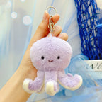 Cute Rabbit Bow Plush Keychain Bag Charm Gift for Girls and Women