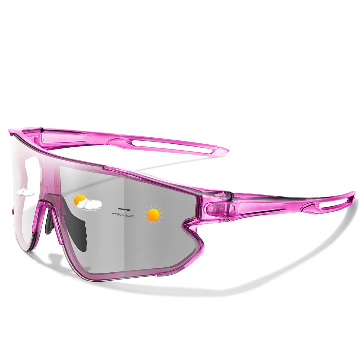 Photochromic UV400 Motorcycle Sports Sunglasses for Men & Women