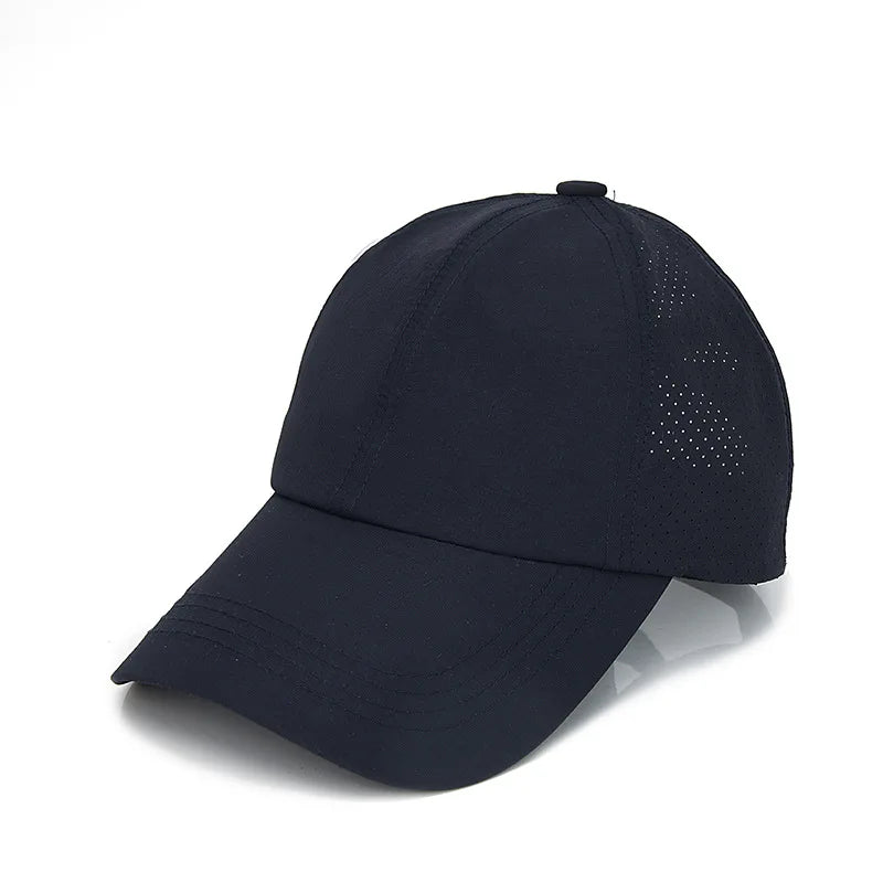 Women's Quick Dry Mesh Ponytail Baseball Cap for Outdoor Style