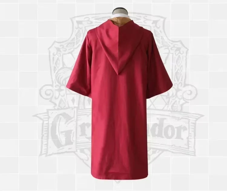 Harri Potters Adult&Children Cosplay Costume Gryffindors Shirt Gown Cloak Tie Scarf Wand Slytherin Skirt Halloween Hermione Gift