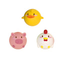 Baby Cute Animals Bath Toy LED Light Up Toys Swimming Water Soft Rubber Float Induction Luminous Duck for Kids Play Funny Gifts