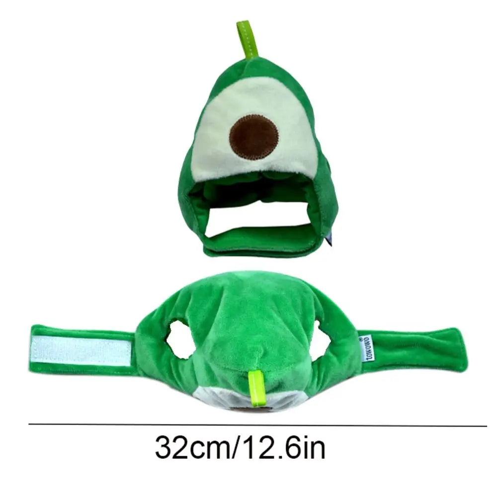 Cute Watermelon Cat Hat Orange Shape Avocado Dog Cosplay Hat Soft Comfortable Cat Headwear Birthday Party