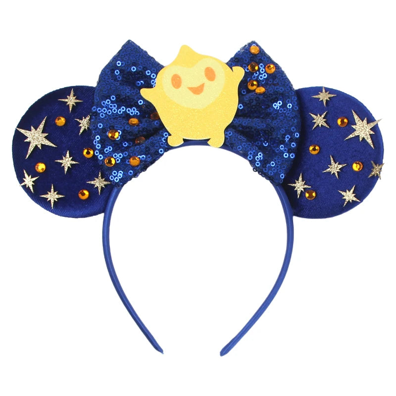 Sequin Mouse Ears Bow Headband for Women & Girls