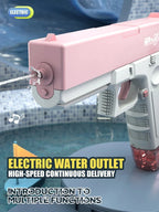 Electric Automatic Rechargeable Water Gun for Kids Outdoor Play