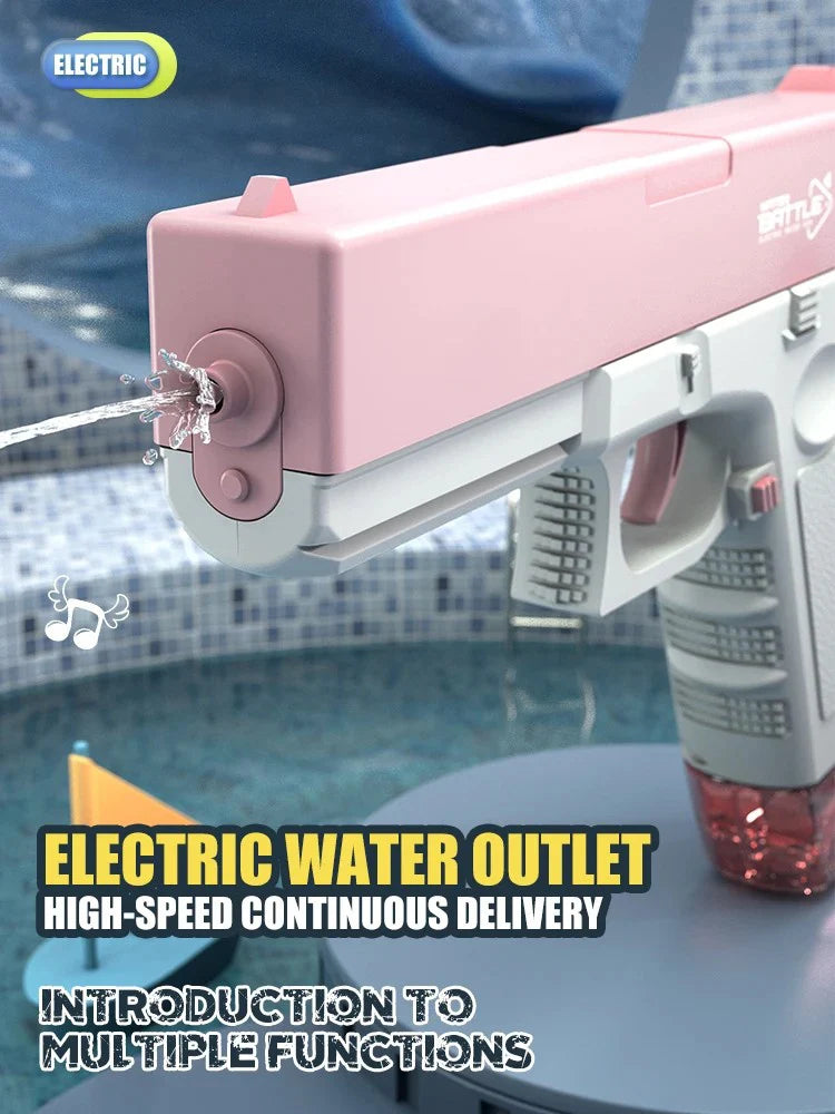 Electric Automatic Rechargeable Water Gun for Kids Outdoor Play