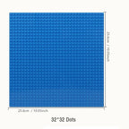 Classic Building Block Baseplate for Creative Construction Toy Sets
