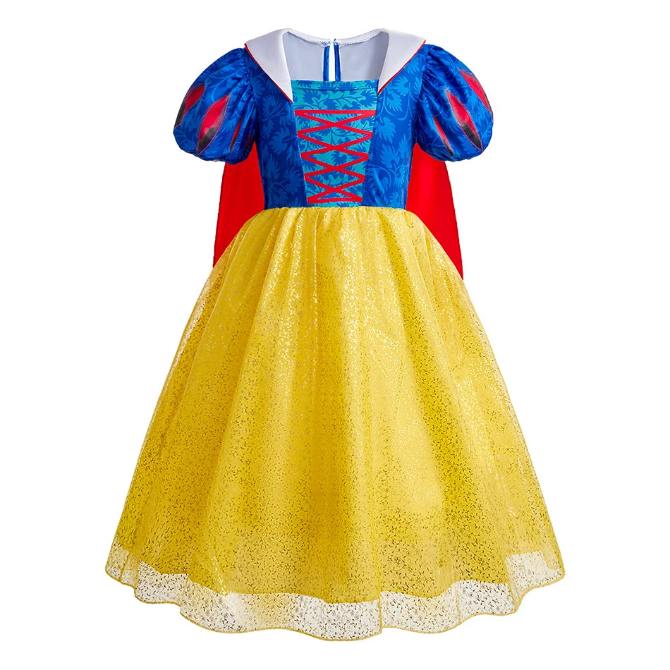 Girls Princess Costume Dress – Cinderella, Snow White & Rapunzel Outfit