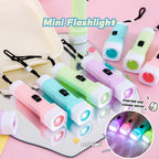 5-100 Pcs Mini LED Flashlights Toy for Kids Birthday Party Favors Halloween Christmas Carnival Wedding Guest Gifts Decor