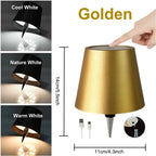 LED Table Lamp Wireless Wine Bottle Lamp USB Rechargeable Table Light Touch Control Dimming for Bar Club Cafe Atmosphere Decor