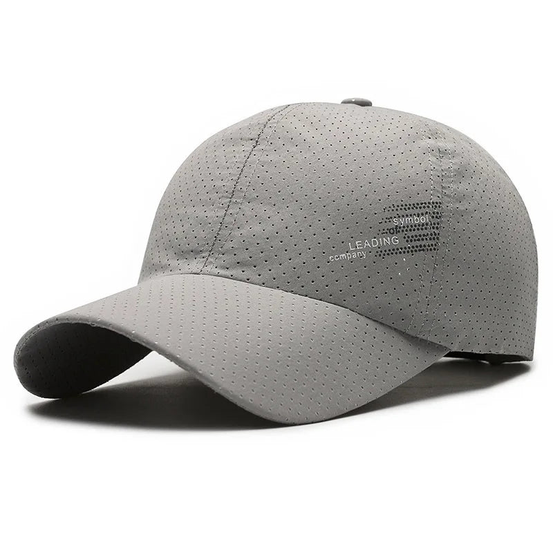Summer Outdoor Sports Cap Golf Fishing Hat Quick Drying Sun Hat Adjustable Unisex Baseball Cap for Women Men