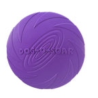 Silicone Flying Disc Dog Toy for Interactive Fetch and Training