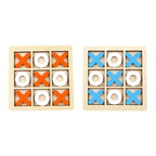 Montessori Wooden Mini Chess Brain Training Puzzle Toy for Kids