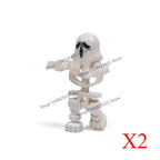 Halloween Scene Building Blocks Skeletons Ghosts Army King Assembled Charactesrs Figures DIY Accessories Bricks Toys Kids Gifts