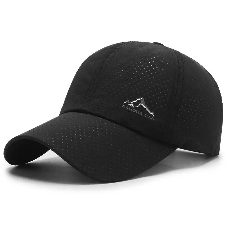 Unisex Ventilated Mesh Baseball Cap for Summer Outdoor Comfort
