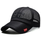 Summer Embroidered Mesh Baseball Cap for Sun Protection