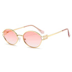Retro Oval 90s Cat Eye UV400 Sunglasses for Women