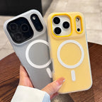 Luxury Candy Color 2 IN 1 Magnetic Case For iPhone 18 17 Air 16 15 14 13 12 11 Pro Max Plus For Magsafe Wireless Charge Cover