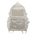 Japanese Style Transparent Ita Bag for Girls Comic Cons Large Capacity Women Backpack Fashion School Bags for College Student JK