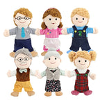 Family Hand Puppet Dolls – Plush Educational Role Play Toy