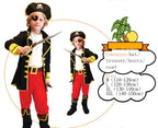 Kids Halloween Pirate Costume for Boys – Adventure Cosplay Outfit