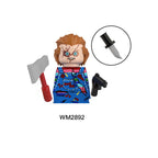 Horror Movie Serie Ash Sally Eerrifier Mini Action Figures Model Building Blocks Thrilling Ghosts Souls Doll Bricks Kit Toy Gift