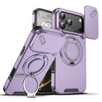 Rotating Flip Full Lens Protection Magnetic Stand Phone Case For iPhone 17 18 Pro Max Air Dual Layer Protection Armor Back Cover