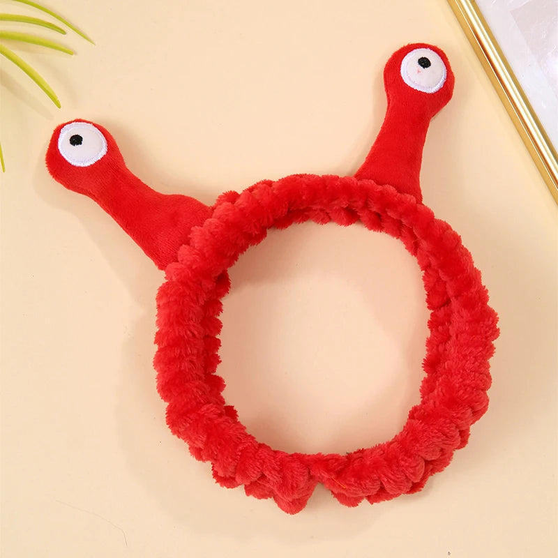 Cute Animal Ears Coral Fleece Spa Headband