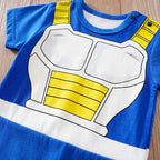 Newborn Clothing Handsome Anime Role Play Cotton Comfortable And Soft Summer Boys And Girls Short Sleeved Baby  Jumpsuit