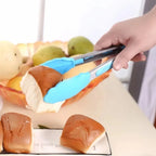 Anti-Slip Stainless Steel Cooking and Serving Tongs for Kitchen