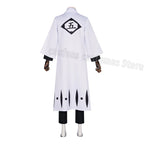 Aizen Sousuke Cosplay Costume Wig Bleach Cosplay Thousand Year Blood War Gotei 13 Team 5 Captain Robe Kimono Outfits Customize