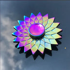 Rainbow Metal Fidget Spinner Stress Relief Finger Toy for All Ages