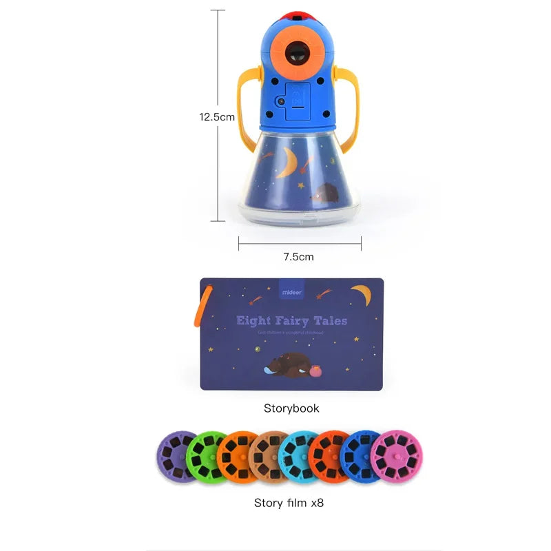 Children's Story Projector with Night Light Flashlight Toy Story Machine Sleeping Lamp Luminous Toys Baby Early Education Toys
