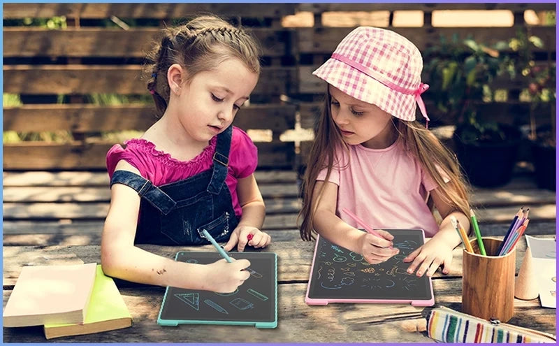 LCD Writing Tablet for Kids – 12 Inch Reusable Drawing Board