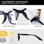 Classic Square Anti Blue Light Glasses for Men & Women