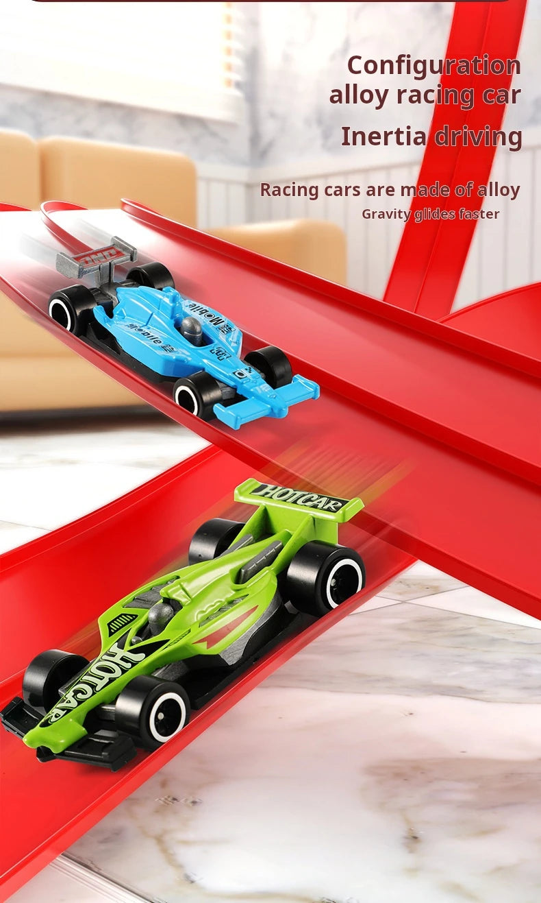 Flexible DIY Race Track Mini Car Playset