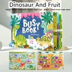 Montessori Busy Book for Kids Interactive Learning Activity Book