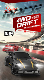 KF20 1:64 Mini 4WD RC Drift Racing Car with Full Proportional Control