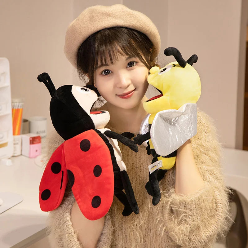 Insect Plush Hand Puppet Storytelling Toy for Kids