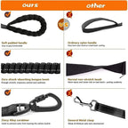 Heavy-Duty Bungee Dog Leash 4-in-1 Multifunctional Training Leash with Car Seat Belt,Dog Accessory, Dog Leash For Medium Dog